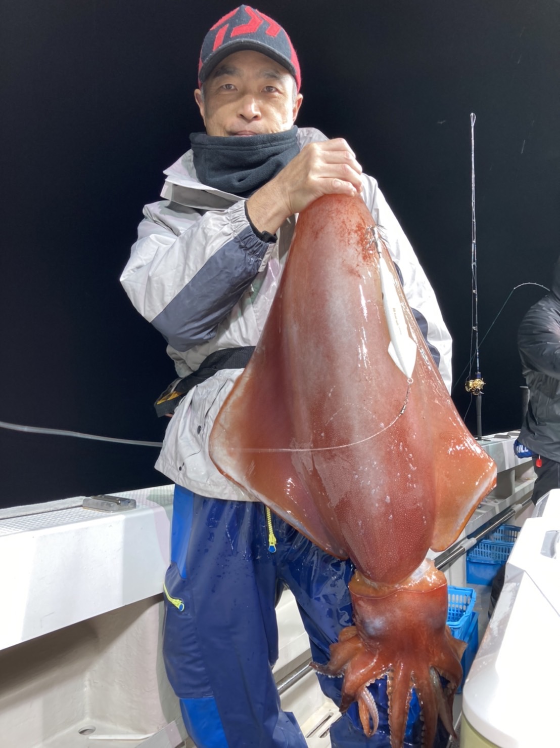 ２４日ヤリイカ タルイカ半夜便 宇都氏ら 福井県 敦賀 釣り船 泰丸